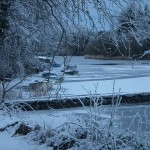 Frozen lake in Sligo Frozen lake in Sligo