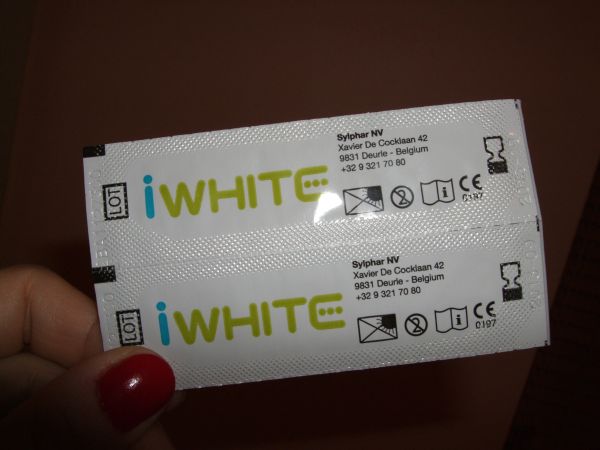 iWhite whitening strips